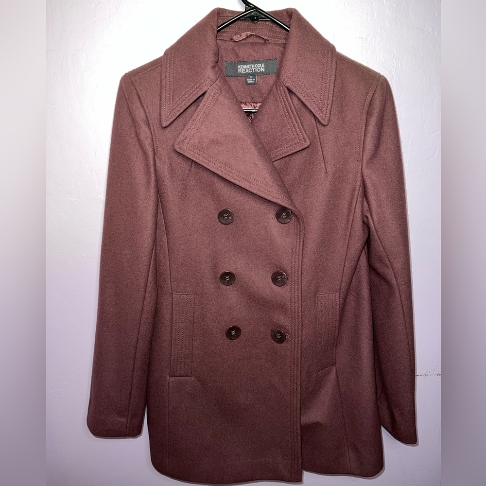 Kenneth Cole Purple Coat